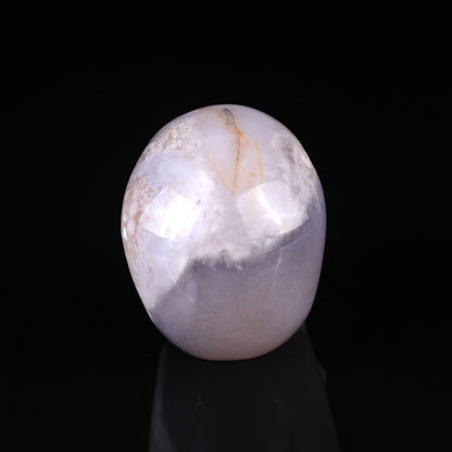 3.0" Agate Hand Carved Crystal Realistic Skull Sculpture