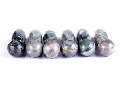 Natural Jiulong Jade Hand Carved Crystal Massage Tool