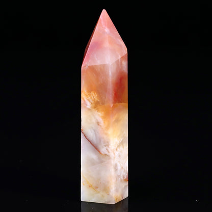 105mm Chalcedony Hand Carved Crystal Point