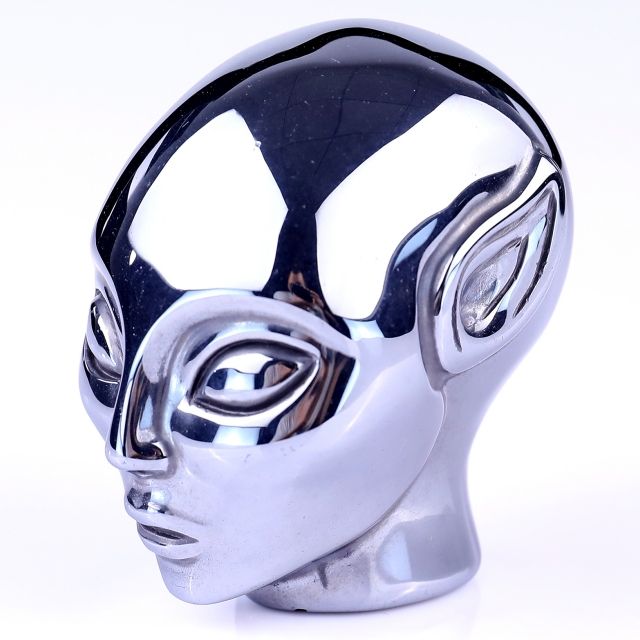 2.9" Terahertz (Tera-Hertz) Crystal Elf Alien – Hand Carved Gemstone Fine Art Sculpture for Reiki Healing