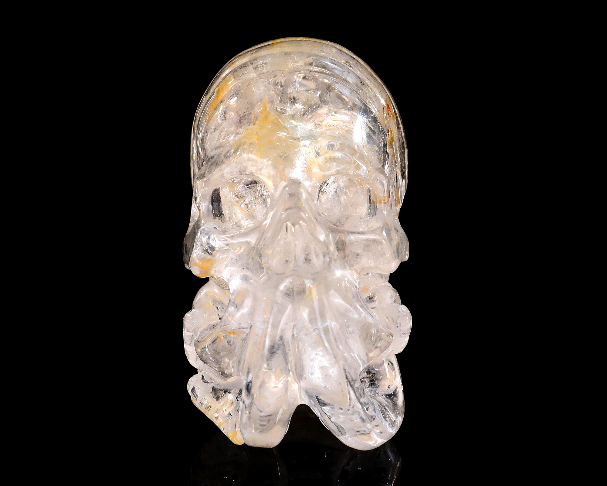 Natural Clear Quartz Octopus Carving - Handcrafted Crystal Sea Creature Sculpture for Home Decor & Collection