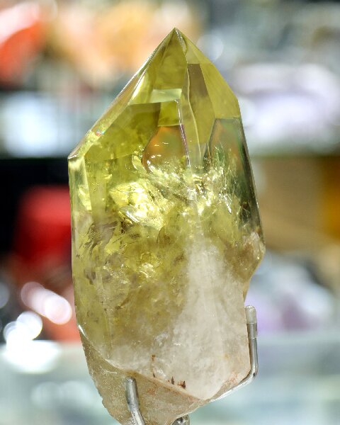 Natural Citrine Crystal Tower - Unique Handcrafted Gift for Crystal Lovers & Collectors