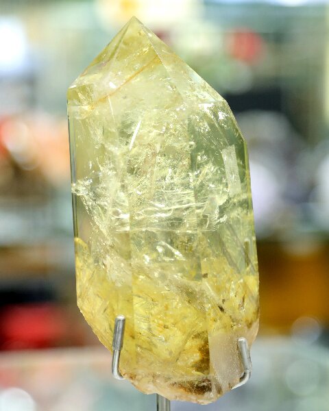 Polished Citrine Tower - Natural Crystal Obelisk for Healing, Prosperity & Home Styling
