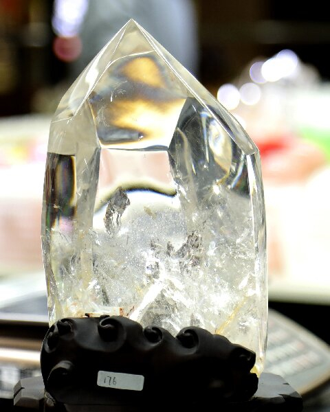 Clear Quartz Hexagonal Prism - Natural Hand Polished Healing Home Decor