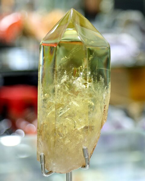 Citrine Healing Crystal Tower - Natural Gemstone to Enhance Positive Vibes & Home Ambiance