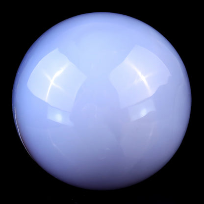 80mm Blue Chalcedony Hand Carved Crystal Sphere