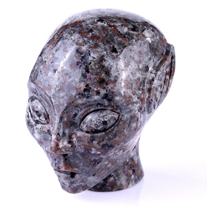 3.9" Yooperlite Hand Carved Crystal Elf Alien Sculpture
