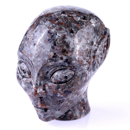 3.9" Yooperlite Hand Carved Crystal Elf Alien Sculpture