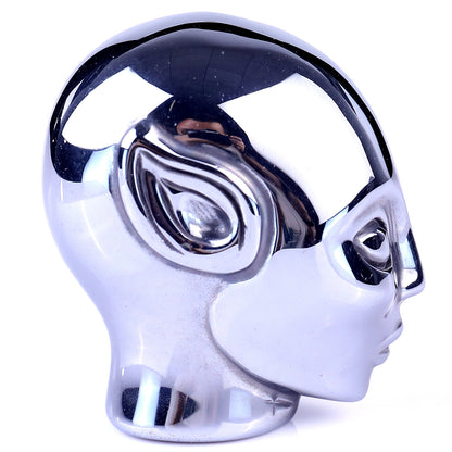 2.9" Tera-Hertz Hand Carved Crystal Elf Alien Sculpture