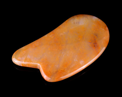 4.7" Gemstone Hand Carved Crystal Guasha Tool,Massage Tool