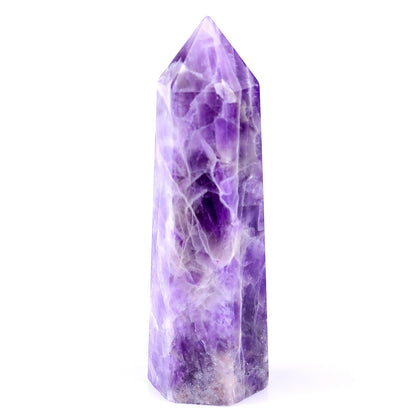 82mm Dream Amethyst Hand Carved Crystal Point