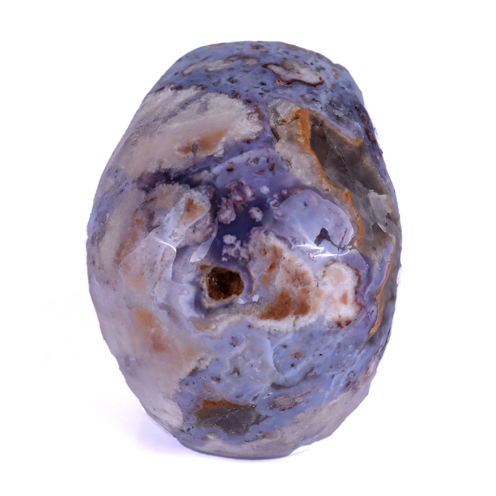 Blue Sakura Blossom Agate Skulls Gemstone Skulls