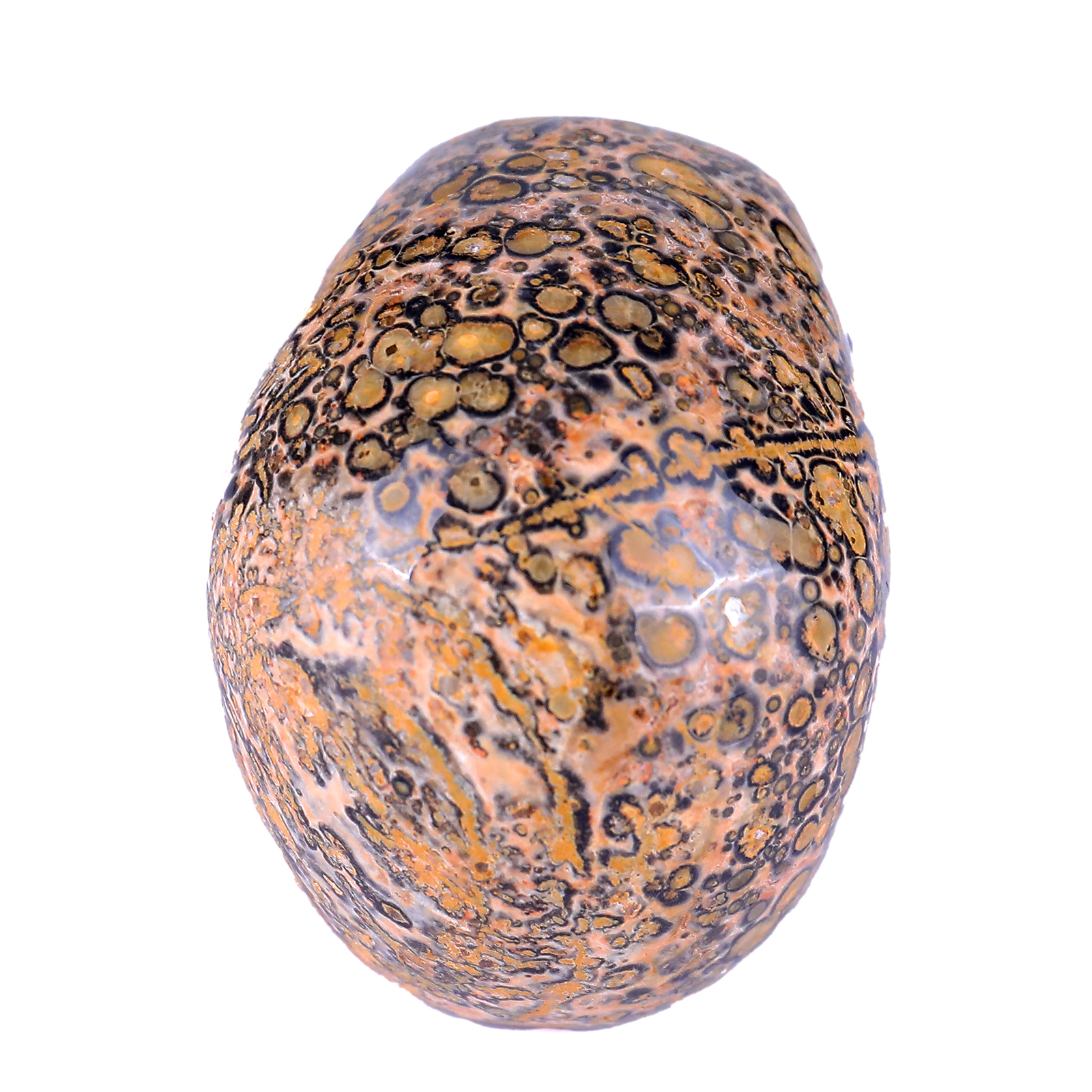 Natural Crystal Red Leopard Skin Jasper Crystal Skull