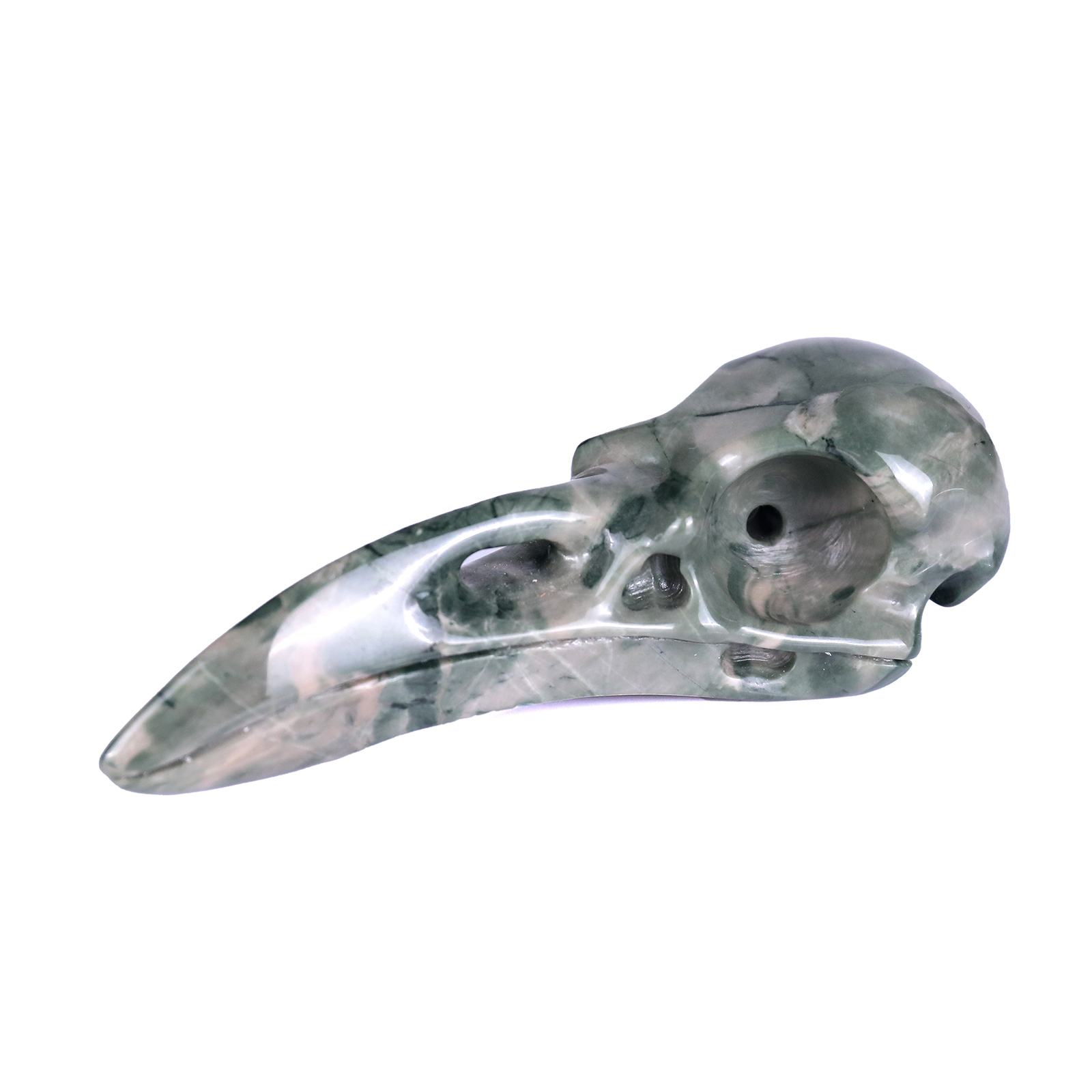 Jiulong Jade Crow Skull