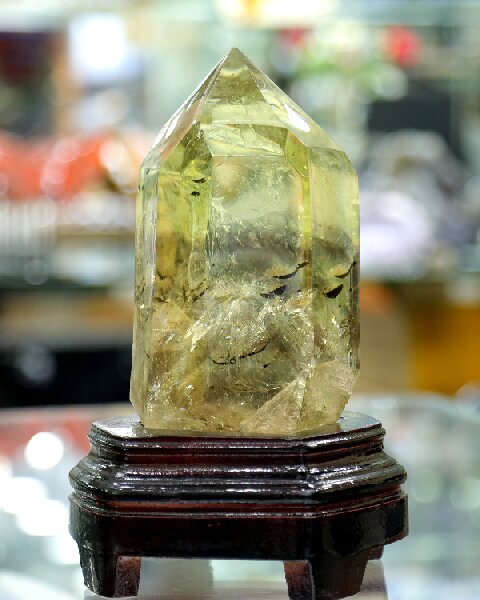 Natural Citrine Tower - Hand Polished Crystal Decor for Home & Office