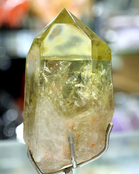 Natural Citrine Crystal Tower - Unique Handcrafted Gift for Crystal Lovers & Collectors