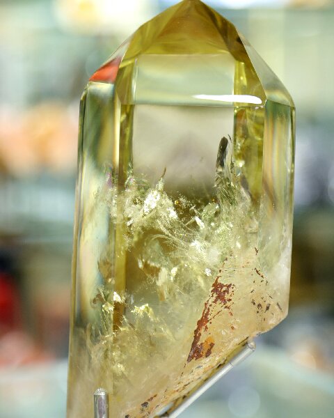 Citrine Healing Crystal Tower - Natural Gemstone to Enhance Positive Vibes & Home Ambiance