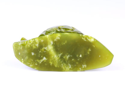 4.1" New Jade Hand Carved Crystal Snail Sculpture