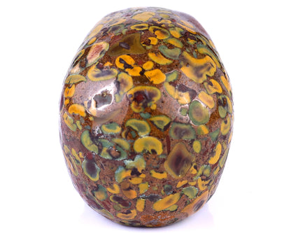 3.0" Roe Stone Hand Carved Crystal Realistic Skull Sculpture