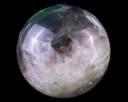 77mm Fluorite Hand Carved Crystal Mushroom Sculpture