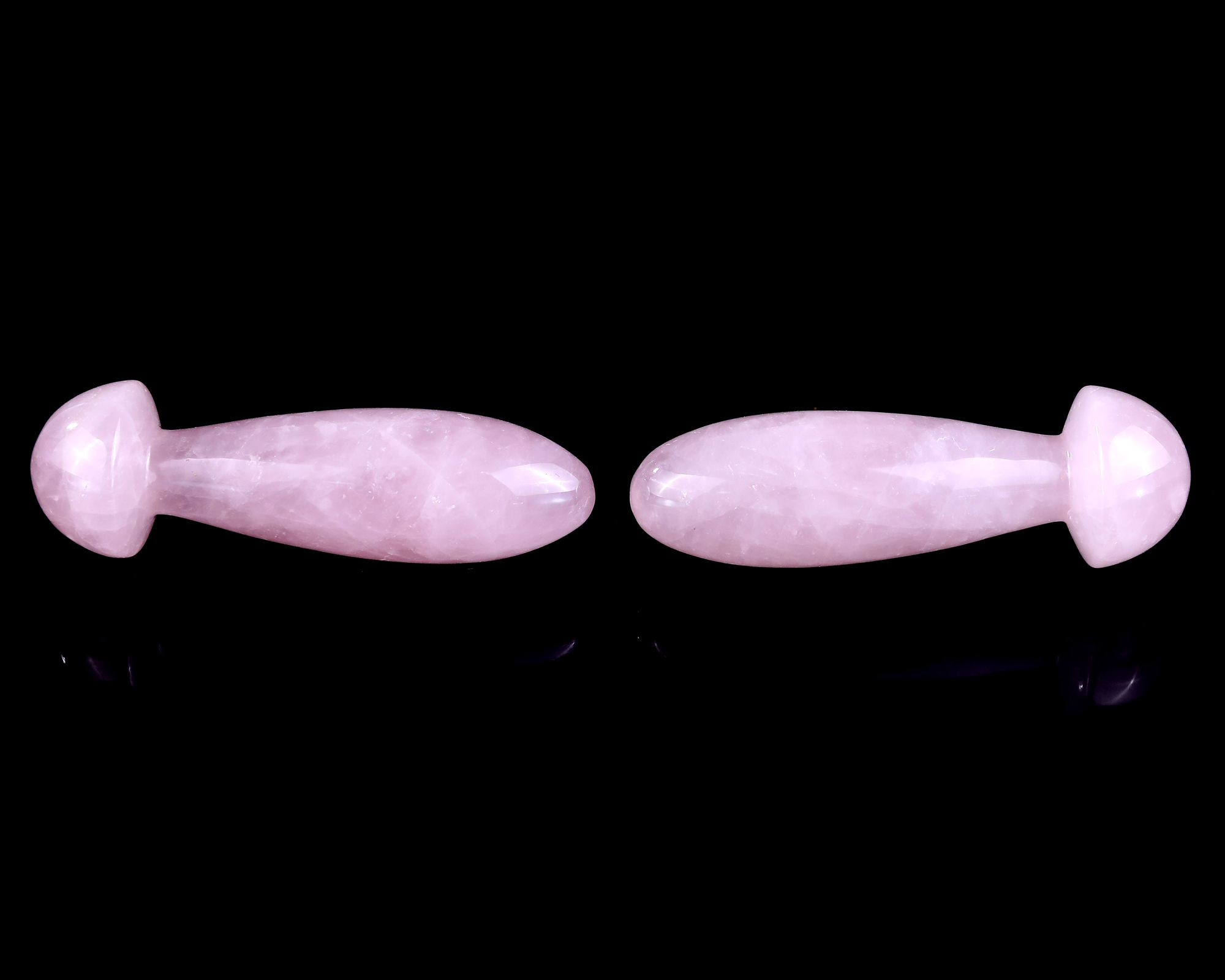 Rose Quartz Mushroom Massage Stick