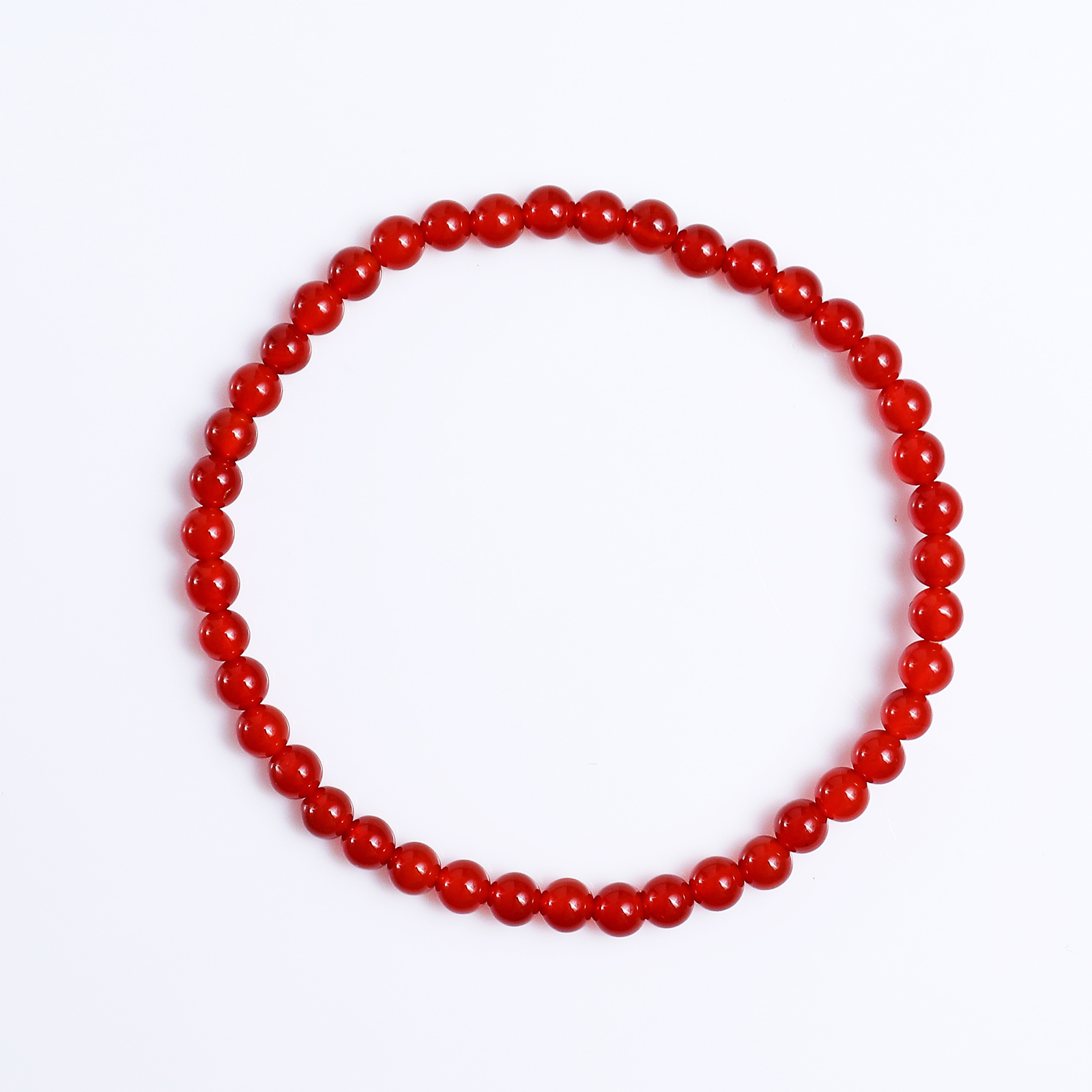 Natural Carnelian Crystal Bead Bracelet,Healing Energy Bracelet
