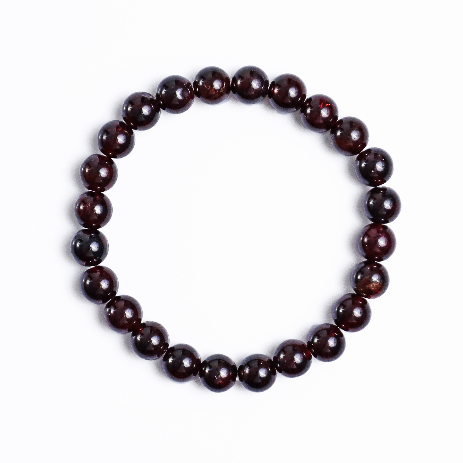 Natural Garnet Crystal Bead Bracelet,Healing Energy Bracelet