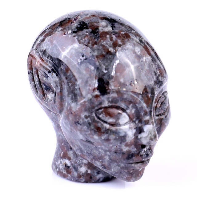2.0" Yooperlite Crystal Elf Alien – Hand Carved Gemstone Fine Art Sculpture for Reiki Healing
