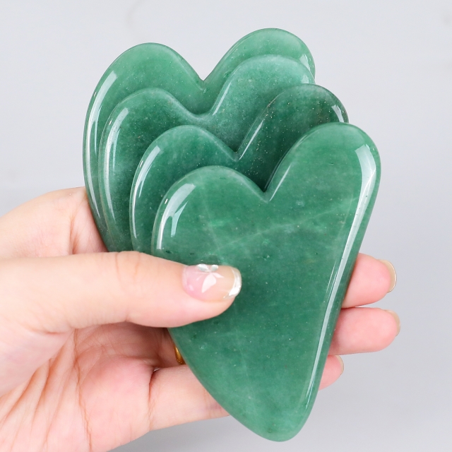 Natural Jade Gua Sha Tools - Various Jade Materials for Facial & Body Massage