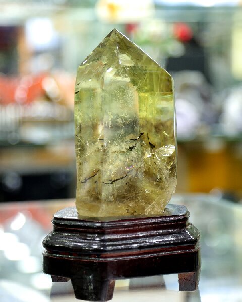 Natural Citrine Tower - Hand Polished Crystal Decor for Home & Office