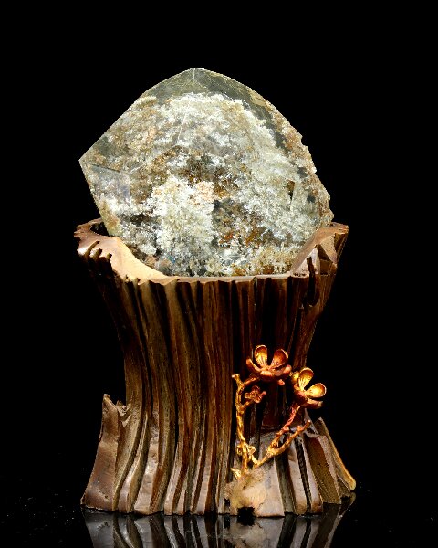 Raw Phantom Crystal Tower - High Vibe Energy Crystal Tower Home & Meditation Decor
