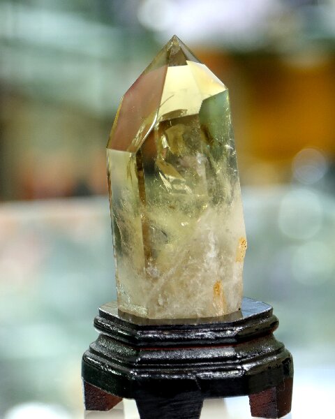 Hand Polished Citrine Obelisk - Natural Crystal for Meditation, Energy Work & Home Decor