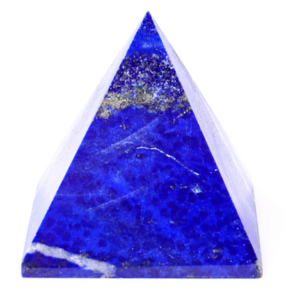 2.0" Lapis Lazuli Hand Carved Crystal Pyramid