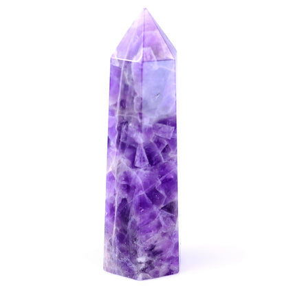 82mm Dream Amethyst Hand Carved Crystal Point