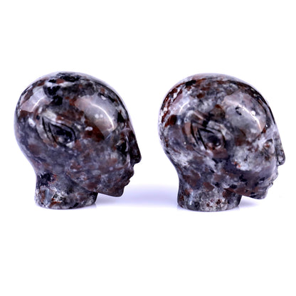 1.5" Yooperlite Hand Carved Crystal Elf Alien Sculpture