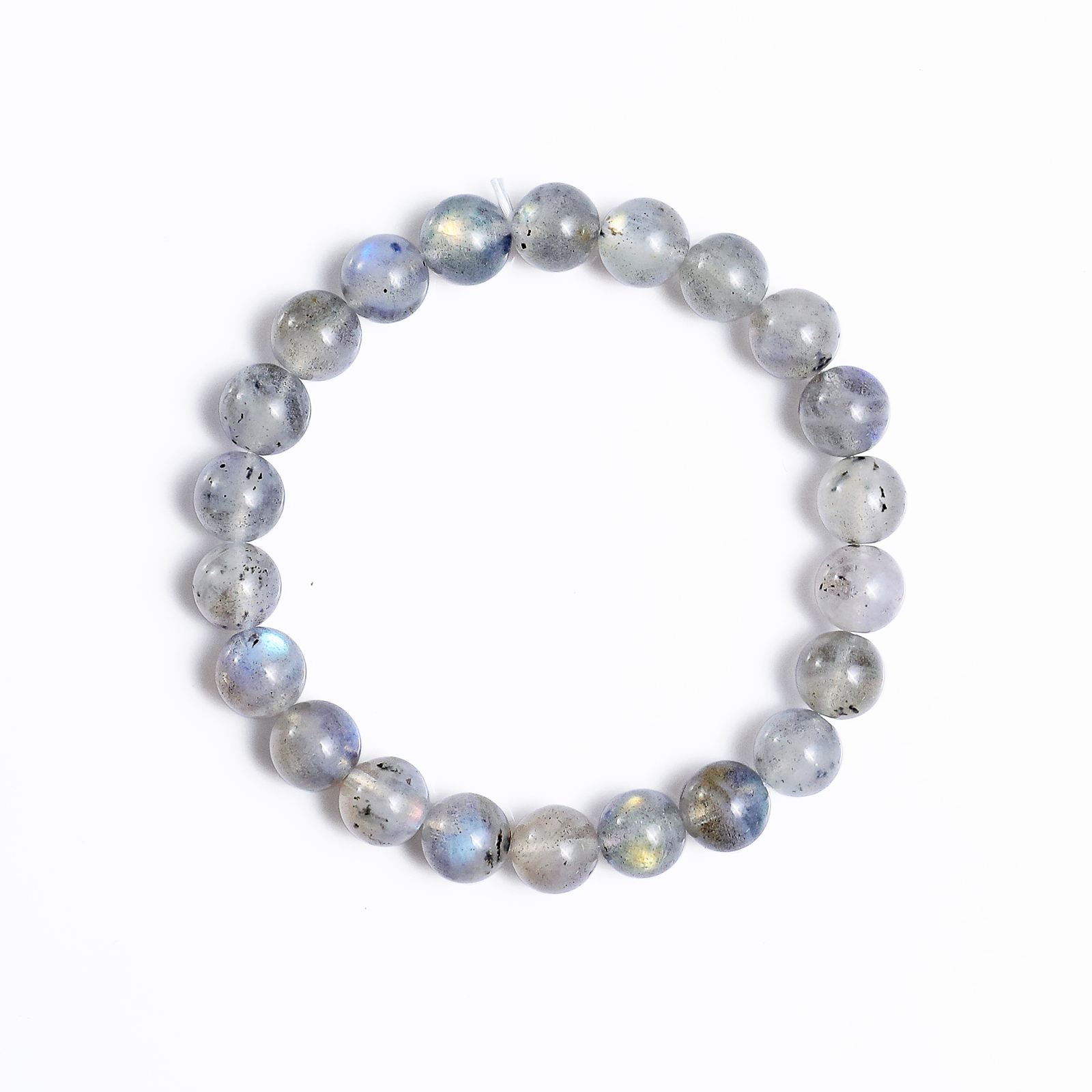 Natural Labradorite Crystal Bead Bracelet,Healing Energy Bracelet