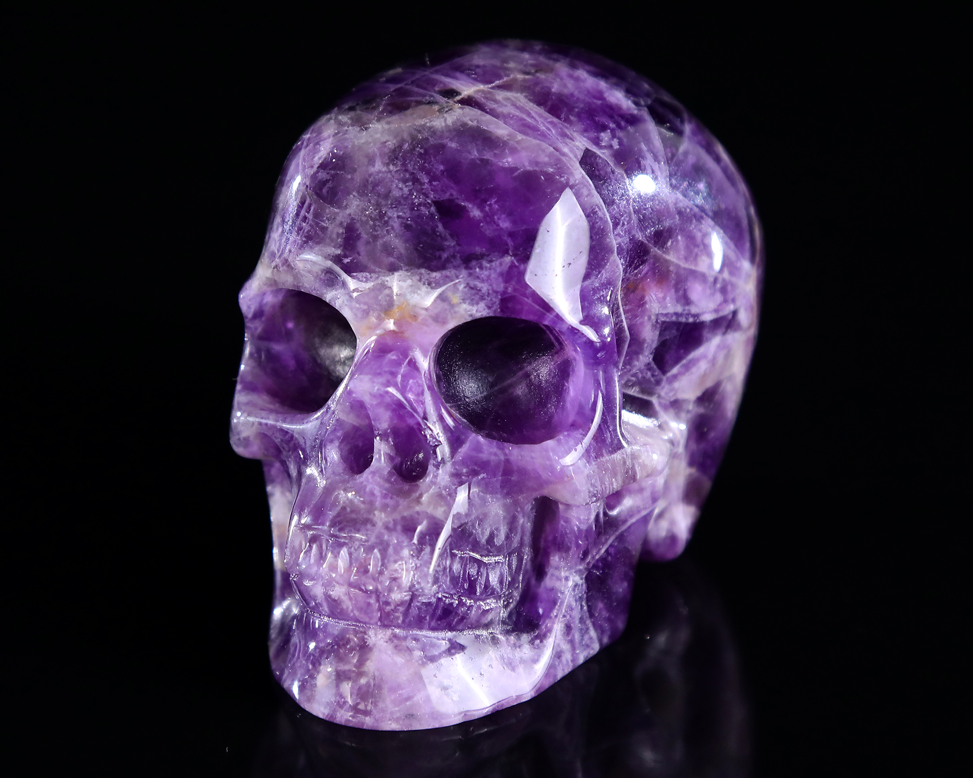 Amethyst Skull: A Spiritual Fire Beating in the Cracks of Time