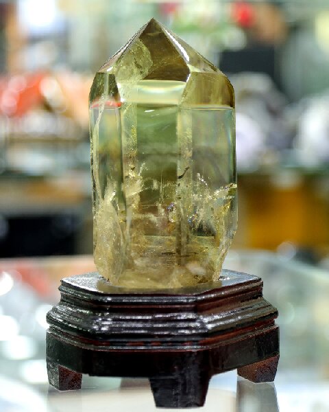 Natural Citrine Tower - Hand Polished Crystal Decor for Home & Office