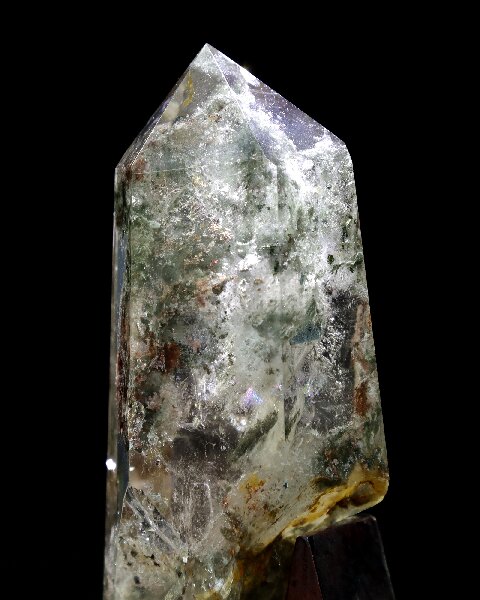 Genuine Phantom Crystal Tower - Feng Shui Protection Crystal Column for Office Decor