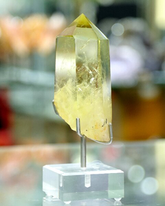 Citrine Wealth Crystal Tower - Raw Natural Stone Decor for Living Room, Bedroom & Desk