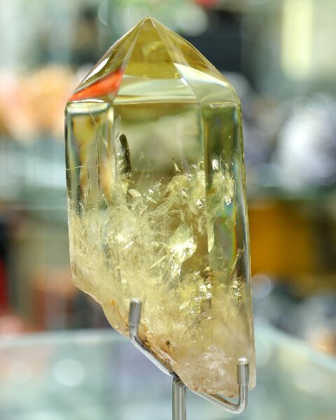 Citrine Healing Crystal Tower - Natural Gemstone to Enhance Positive Vibes & Home Ambiance