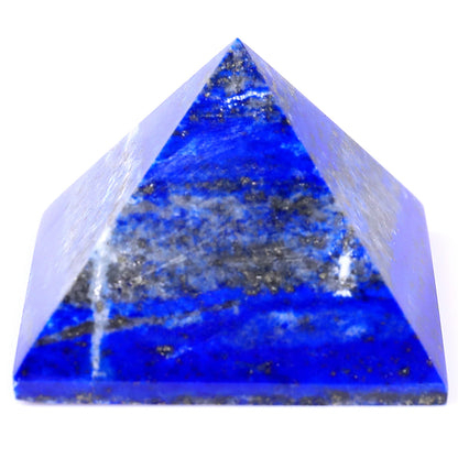 2.0" Lapis Lazuli Hand Carved Crystal Pyramid
