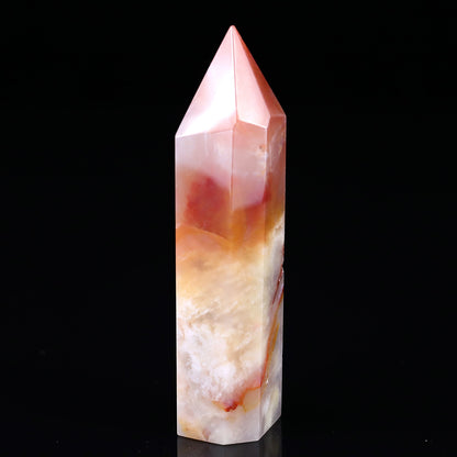 105mm Chalcedony Hand Carved Crystal Point