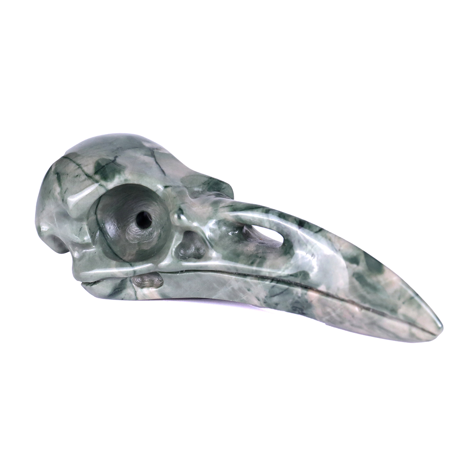 Jiulong Jade Crow Skull