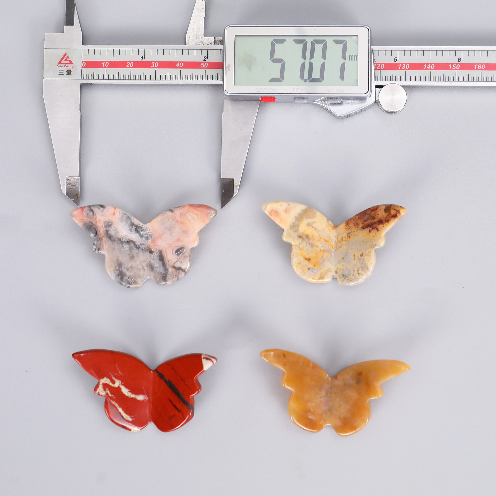 Natural Crystal 3D Flying Butterfly Wings Amethyst Hand Carved Healing Stones Crafts for Decoration Birthday Souvenirs Gifts