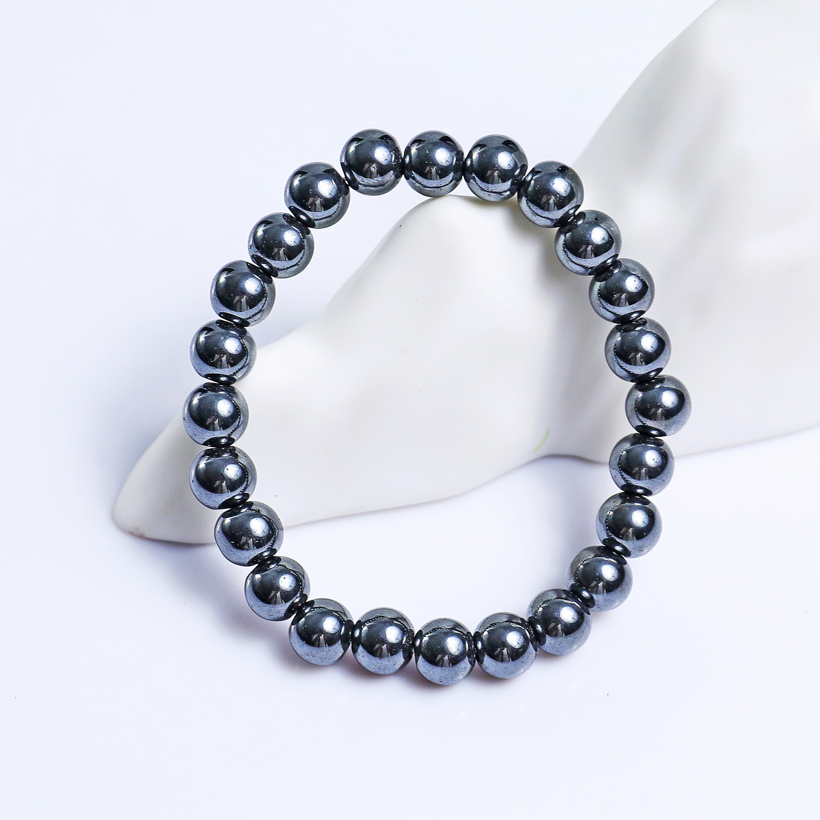 Natural Hematite Crystal Bead Bracelet,Healing Energy Bracelet