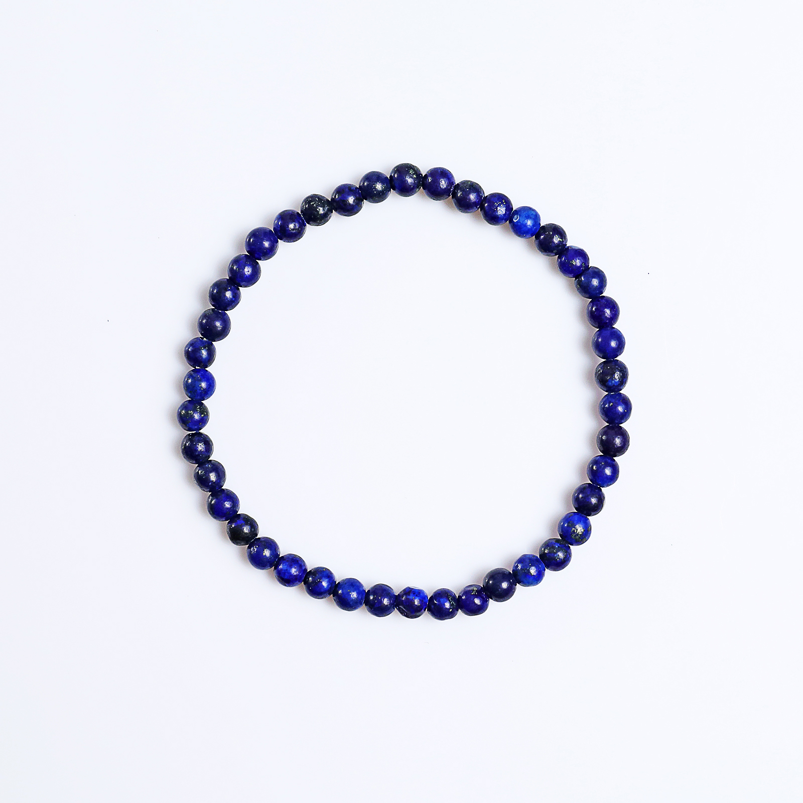 Natural Lapis Lazuli Crystal Bead Bracelet,Healing Energy Bracele