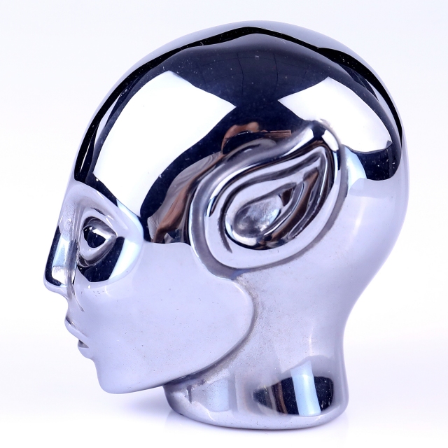 2.9" Terahertz (Tera-Hertz) Crystal Elf Alien – Hand Carved Gemstone Fine Art Sculpture for Reiki Healing