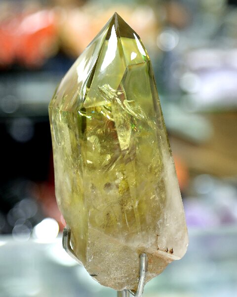 Natural Citrine Crystal Tower - Unique Handcrafted Gift for Crystal Lovers & Collectors