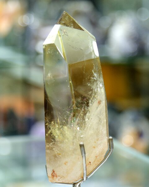 Healing Citrine Crystal Obelisk - Raw Natural Stone for Positive Energy & Manifestation